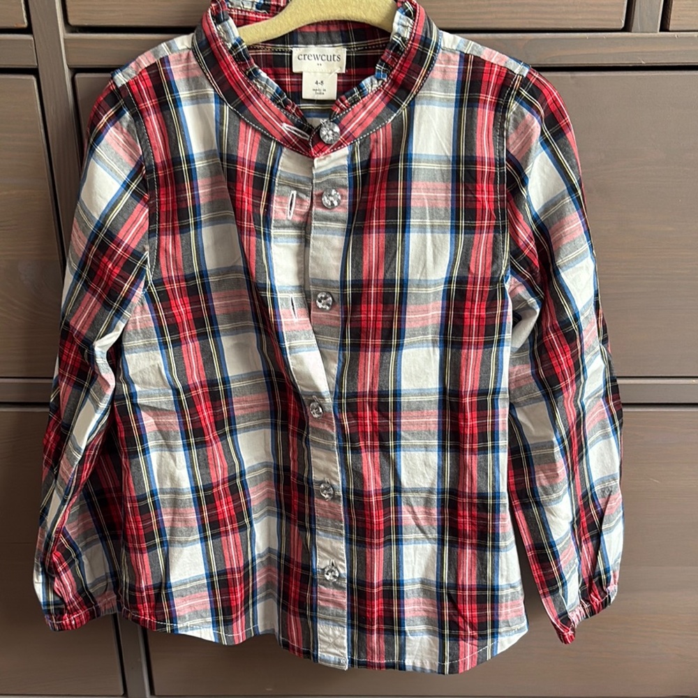Crewcuts Kids Plaid tartan Shirt -